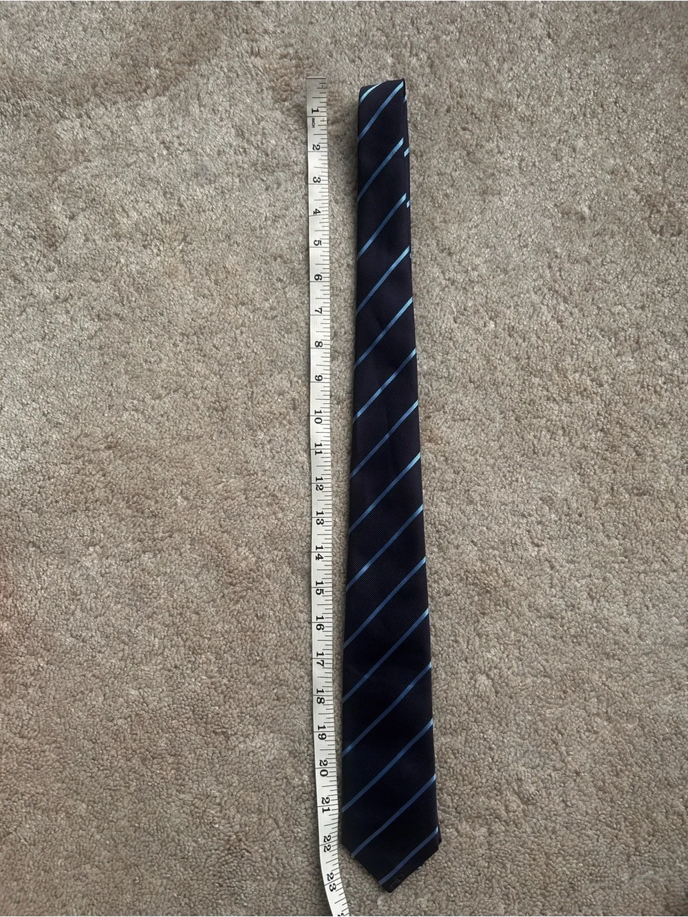 Classic Navy Stripe Childrens Place Kids Tie - Blue Accent